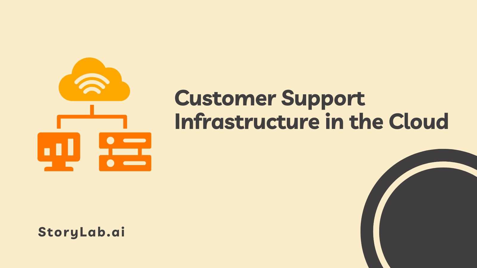 Infrastructure de support client dans le cloud