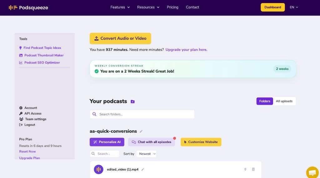 Best AI Tools to Repurpose Podcast Content for Social Media Podsqueeze example Best AI Tools to Repurpose Podcast Content for Social Media Podsqueeze example