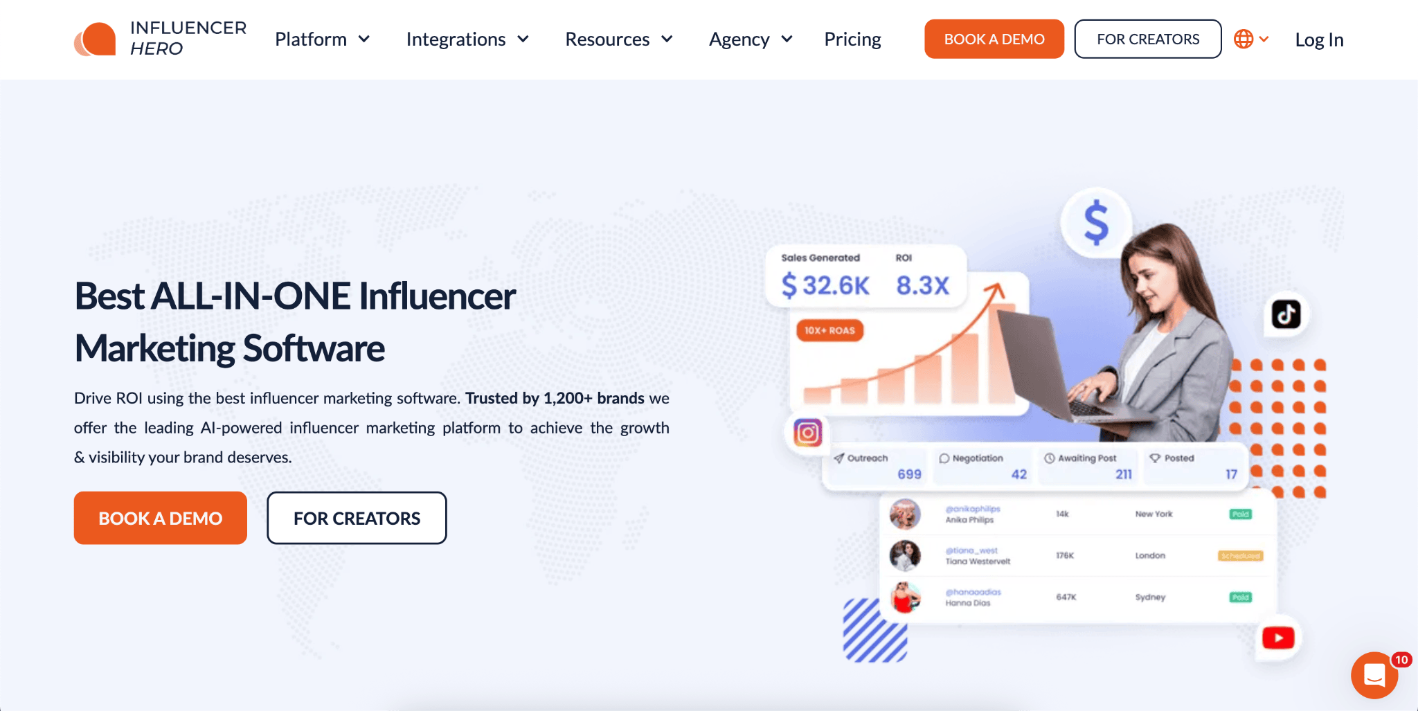Best CreatorIQ Alternatives Influencer Hero