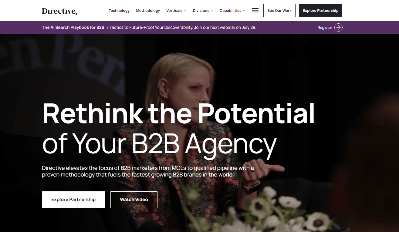 Best GEO Agencies for B2B Tech Directive