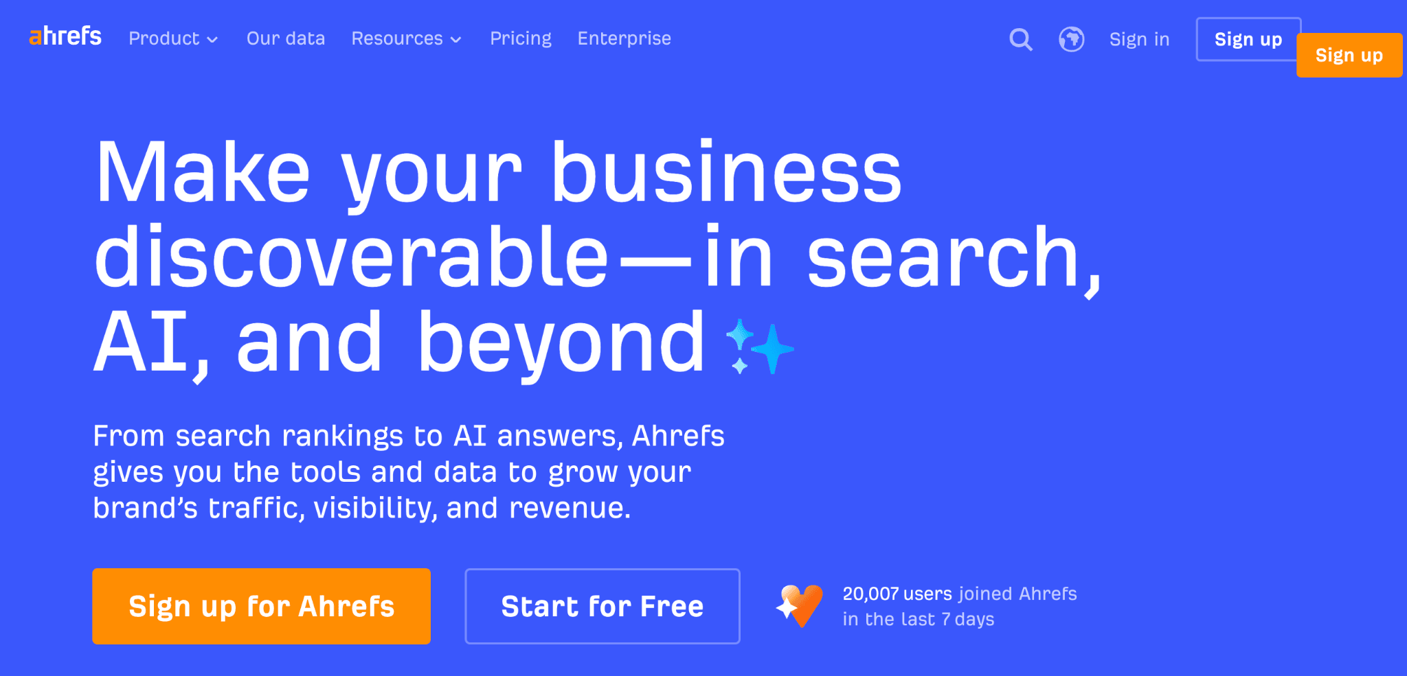 Best Profound Alternatives for AI Search Visibility Optimization Ahrefs Link Intelligence with AEO Layer