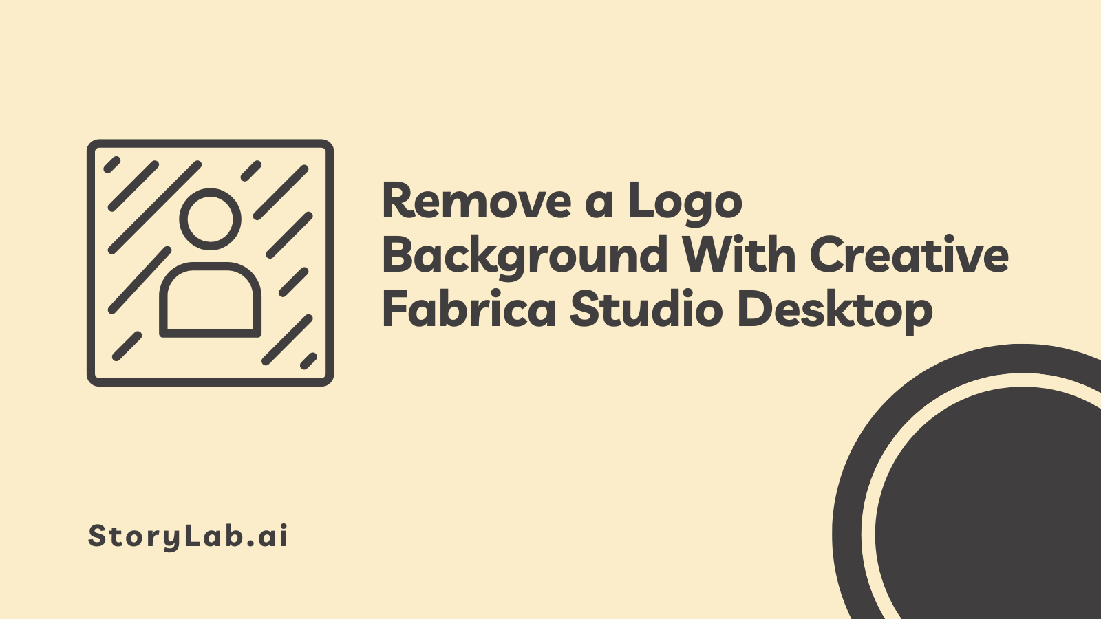 Remove a Logo Background With Creative Fabrica Studio Desktop