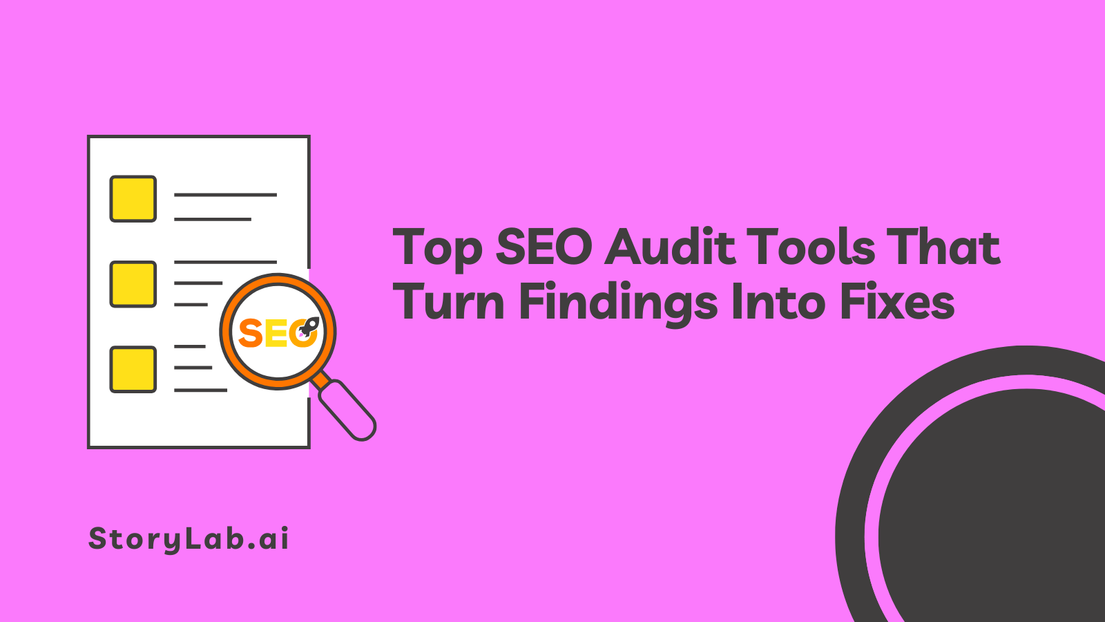 Les meilleurs outils d'audit SEO qui transforment les problèmes en solutions