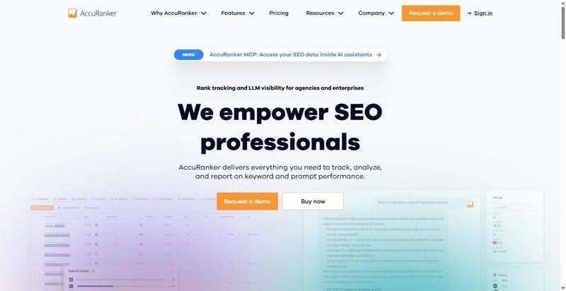 best rank trackers for in-house SEO teams AccuRanker