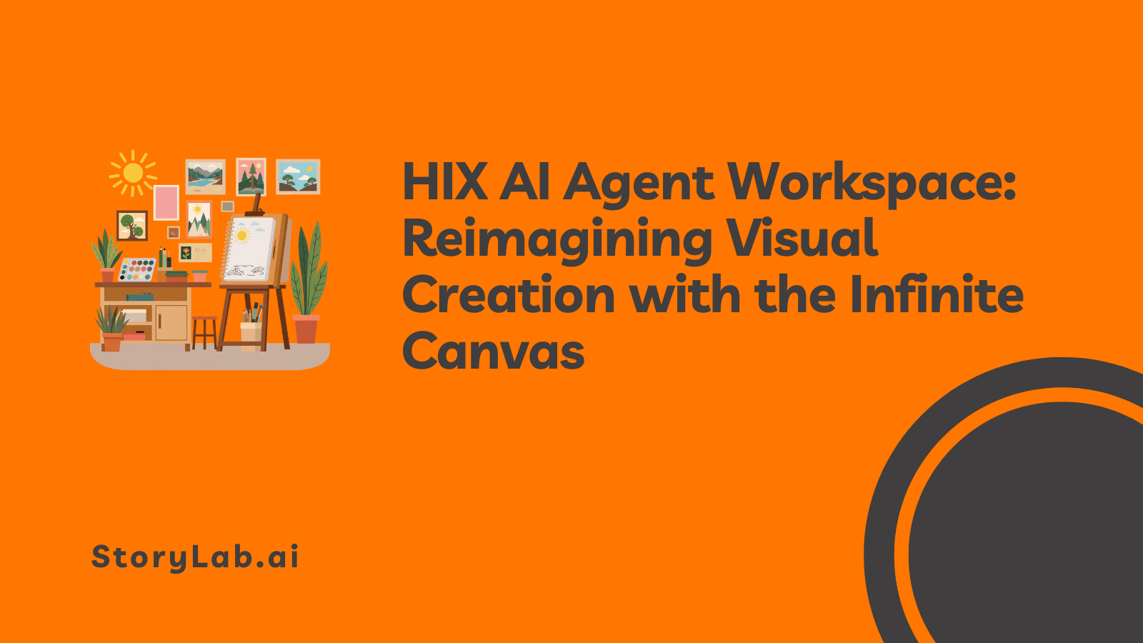 HIX AI Agent Workspace: Reimaginando a Criação Visual com o Infinito Canvas