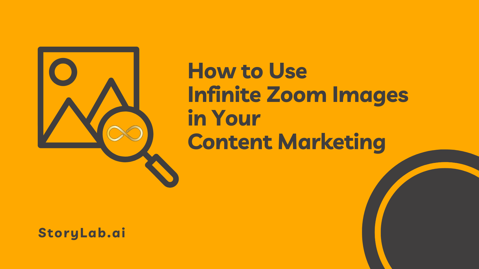 Comment utiliser les images à zoom infini dans votre marketing de contenu