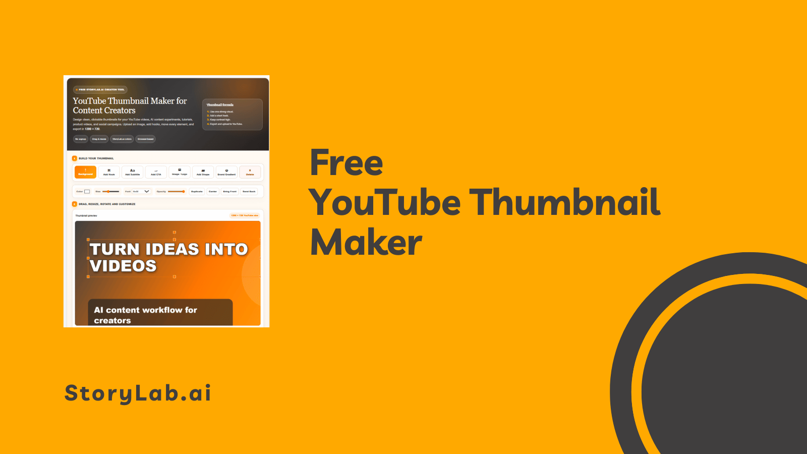 Free YouTube Thumbnail Maker Create Clickable Thumbnails