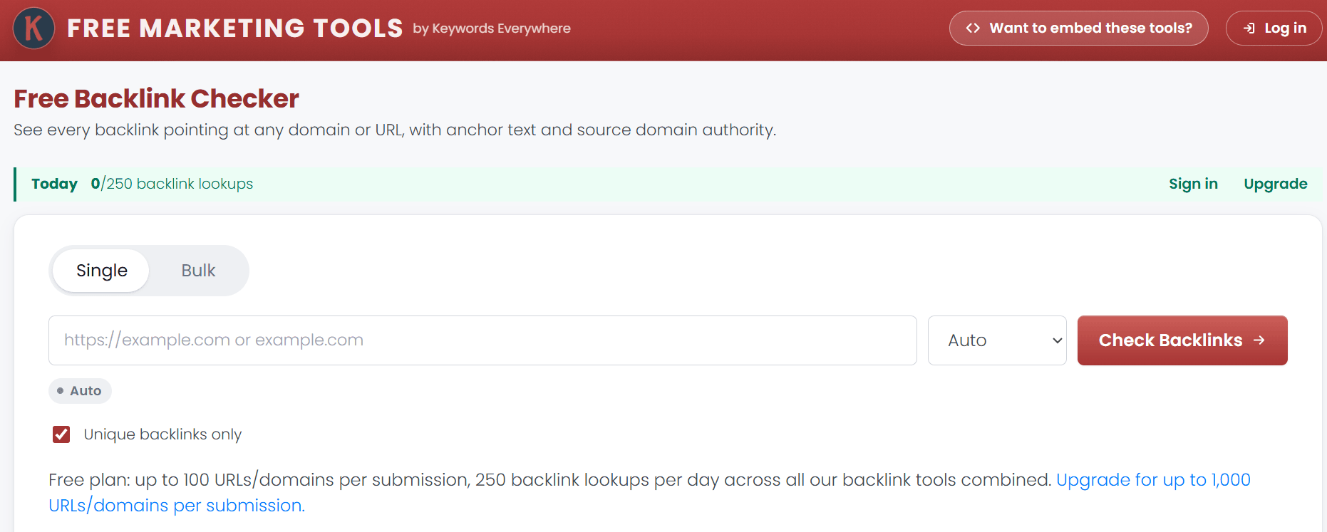 Keywords Everywhere Backlink Checker Keywords Everywhere Backlink Checker