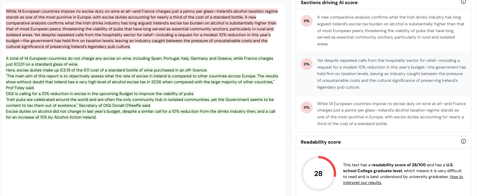 Mixed AI and human text tested with Winston AI Mixed AI and human text tested with Winston AI