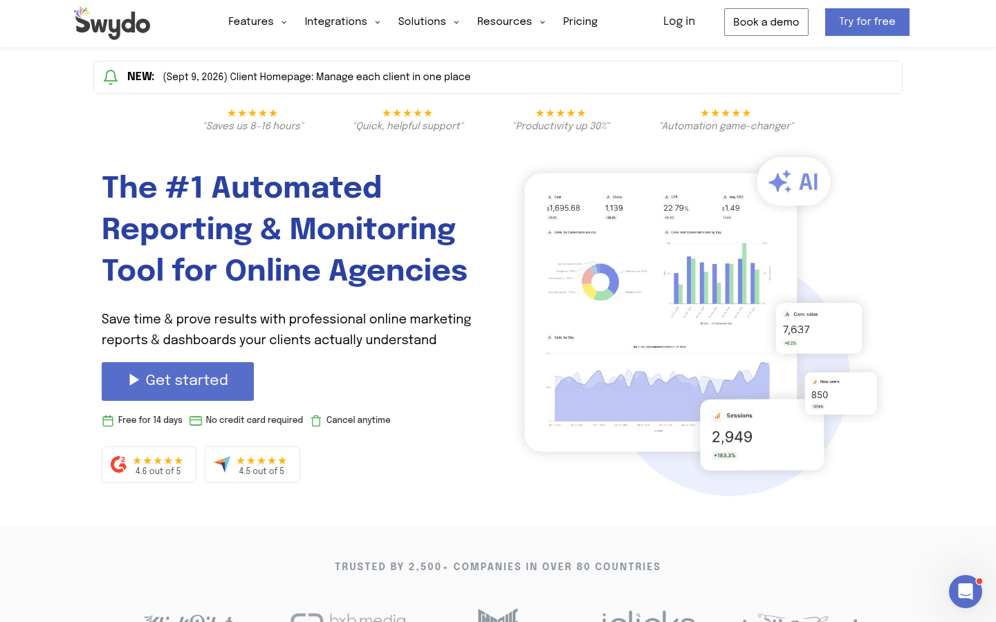SEO Reporting Tools Ranked By What You Can Automate Swydo