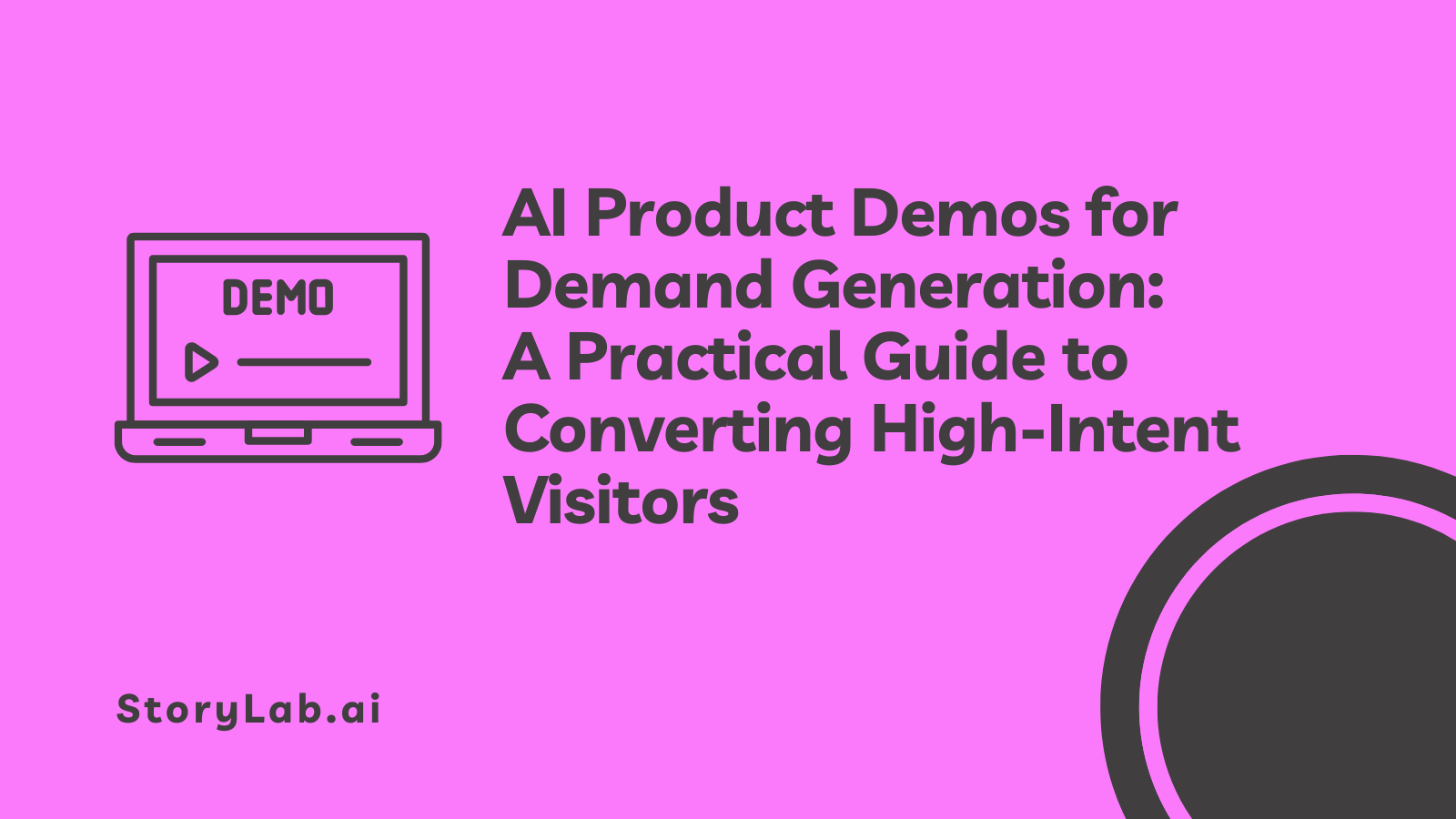AI Product Demos for Demand Generation A Practical Guide to Converting High Intent Visitors