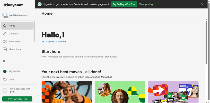 ManyChat: comment-to-DM growth for creators