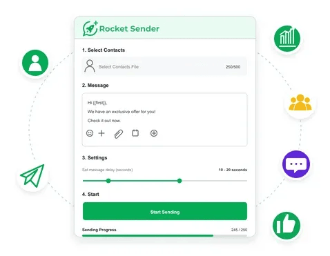 RocketSender example