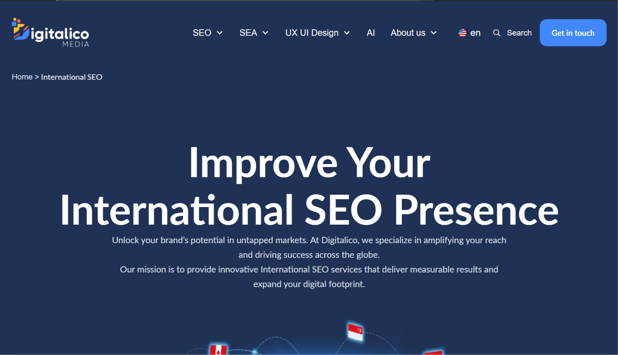 Top International SEO Agencies Digitalico