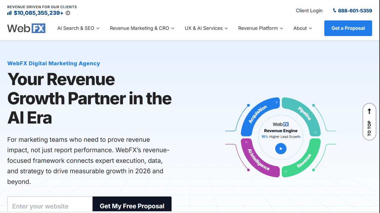 Top International SEO Agencies WebFX