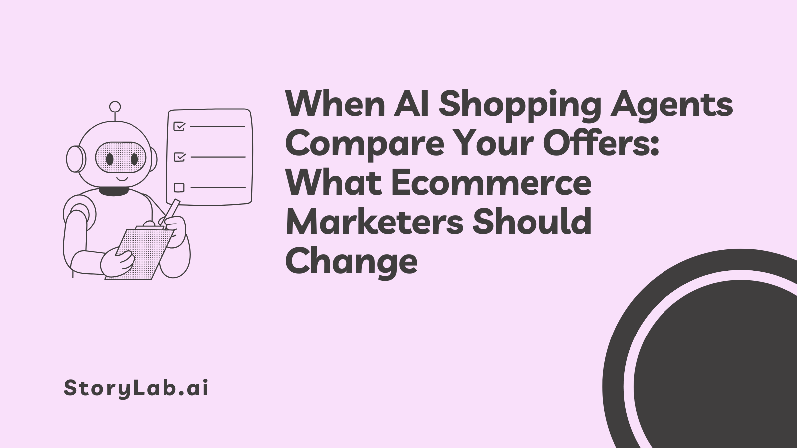 When AI Shopping Agents Compare Your Offers What Ecommerce Marketers Should Change